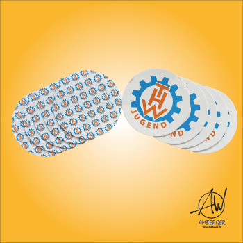 Preview: THW-Jugend Getränkeuntersetzer / Bierdeckel 100 Stück